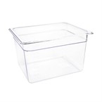 Bac Gastronorme en polycarbonate transparent un demi 200mm Vogue