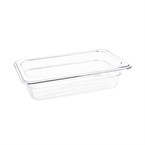 Bac Gastronorme en polycarbonate transparent un quart 65mm Vogue