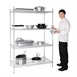 Étagère en kit 4 niveaux Vogue 1220 x 610mm