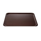 Plateau stratifié lisse Capri Cambro acajou 460mm