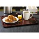 Plateau stratifié lisse Capri Cambro acajou 