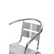 Fauteuils empilables en aluminium Bolero (Lot de 4)