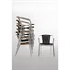 Fauteuils en rotin PE et aluminium empilables Bolero (Lot de 4)