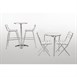 Table bistro ronde empilable Bolero 600mm