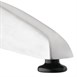 Table rectangulaire à deux pieds Bolero 600mm