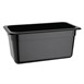 Bac Gastronorme en polycarbonate noir un tiers 150mm Vogue