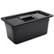 Bac Gastronorme en polycarbonate noir un tiers 150mm Vogue