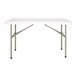 Table rectangulaire pliante Bolero 1220mm