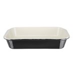 Plat à rôtir en fonte Vogue noir 405 x 250mm
