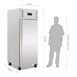 Armoire négative GN inox 1 porte 650L Polar Série U
