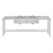 Evier en acier inoxydable Vogue - 2400 x 600mm
