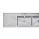 Evier en acier inoxydable Vogue - 2400 x 600mm
