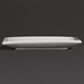 Assiettes carrées blanches Olympia Whiteware 180mm (lot de 12)