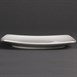 Assiettes carrées bords arrondis blanches Olympia 185mm (Lot de 12)