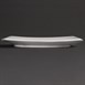 Assiettes carrées bords arrondis blanches Olympia 240mm (Lot de 12)