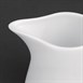 Pots à lait blancs Olympia 170ml (Lot de 6)