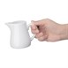 Pots à lait blancs Olympia 170ml (Lot de 6)