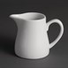 Pots à lait blancs Olympia 305ml (Lot de 6)