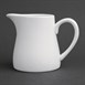 Pots à lait blancs Olympia 305ml (Lot de 6)