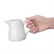 Pots à lait blancs Olympia 305ml (Lot de 6)