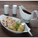 Saucières blanches Olympia 340ml (Lot de 6)