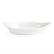Plats ovales à oreilles blancs 204 x 115mm Olympia (Lot de 6)