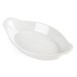 Plats ovales à oreilles blancs 204 x 115mm Olympia (Lot de 6)