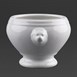 Bols à soupe tête de lion Olympia Whiteware 475 ml (lot de 6)