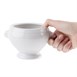 Bols à soupe tête de lion Olympia Whiteware 475 ml (lot de 6)