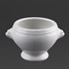Bols à soupe tête de lion Olympia Whiteware 475 ml (lot de 6)