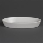 Plats À Sole Ovales Blancs Olympia 195 x 110mm (Lot de 6)