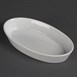 Plats À Sole Ovales Blancs Olympia 195 x 110mm (Lot de 6)