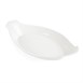Plats ovales à oreilles blancs Olympia 320 x 177mm (Lot de 6)