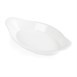 Plats ovales à oreilles blancs Olympia 230 x 130mm (Lot de 6)