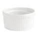 Plats à soufflé blancs Olympia 105mm (Lot de 6)