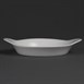 Plats ronds à oreilles blancs Olympia 192x151mm (Lot de 6)