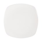 Assiettes blanches Churchill Plain Whiteware X squared 252mm (lot de 12) 