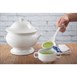 Soupière et louche Olympia Whiteware 2,5L
