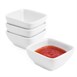 Mini-plats carrés arrondis 60mm Olympia (Lot de 12)