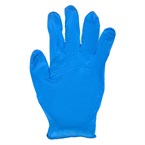 Gants en nitrile sans poudre bleus (paquet de 100)