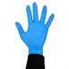 Gants en nitrile sans poudre bleus (paquet de 100)