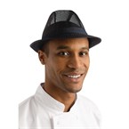 Chapeau Trilby bleu marine