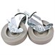 Roulettes pour chariots inox Vogue F993-F998 CC365 (lot de 2)