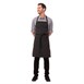 Tablier bavette Chef Works finement rayé