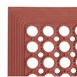 Tapis en caoutchouc antidérapant et antifatigue Jantex rouge 1500 x 900mm