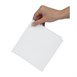 Serviettes snacking en papier blanches 330 x 330mm (Lot de 5000)