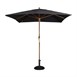 Parasol carré Bolero 2,5m noir