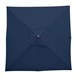 Parasol carré Bolero 2,5m bleu marine