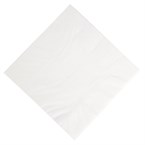 Serviettes déjeuner ouate blanches compostables Duni 400mm (lot de 1000)