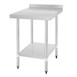 Tables en acier inoxydable avec rebord Vogue profondeur de 700mm